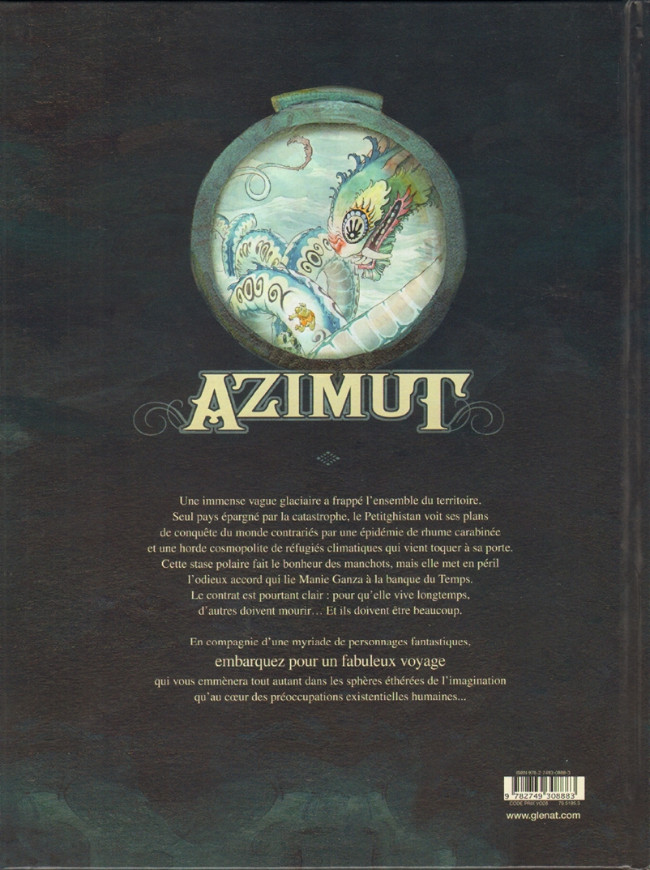 Verso de l'album Azimut Tome 5 Derniers frimas de l'hiver