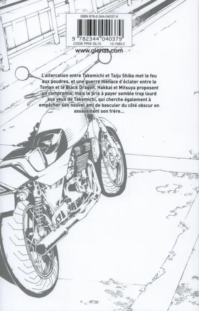 Verso de l'album Tokyo Revengers 10
