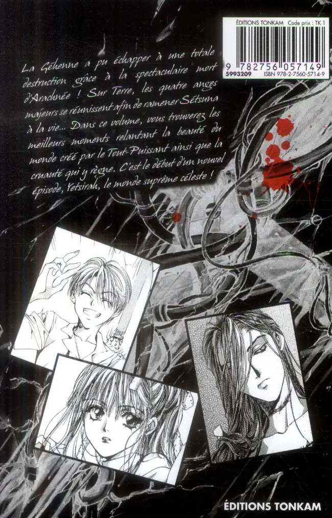 Verso de l'album Angel Sanctuary 11