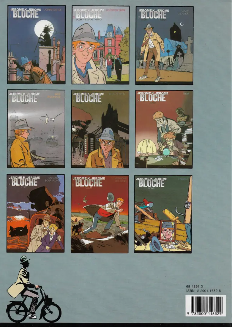 Verso de l'album Jérôme K. Jérôme Bloche Tome 3 A la vie, à la mort