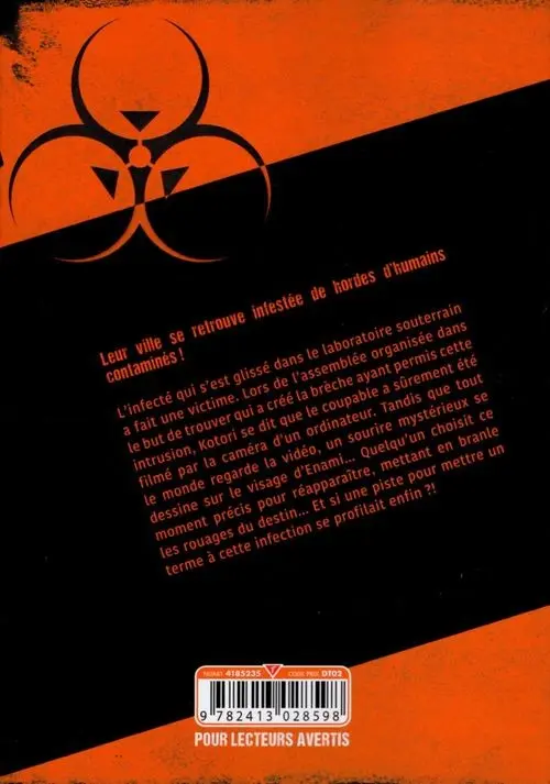 Verso de l'album Infection 11