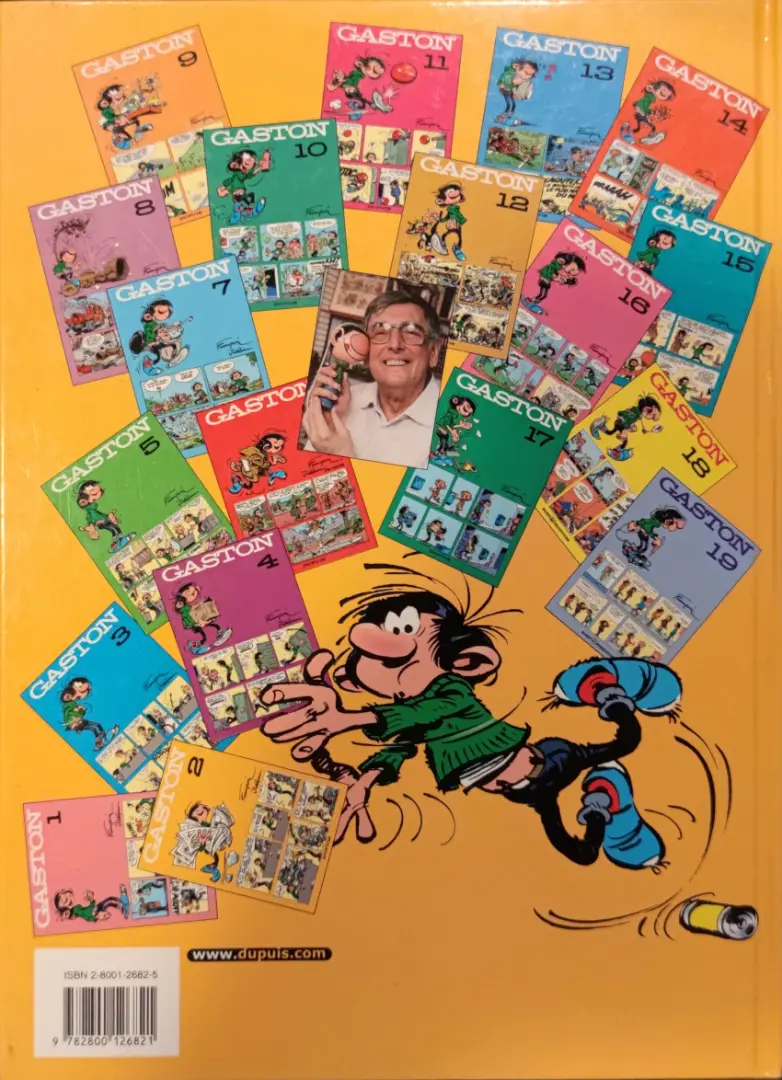 Verso de l'album Gaston Tome 2