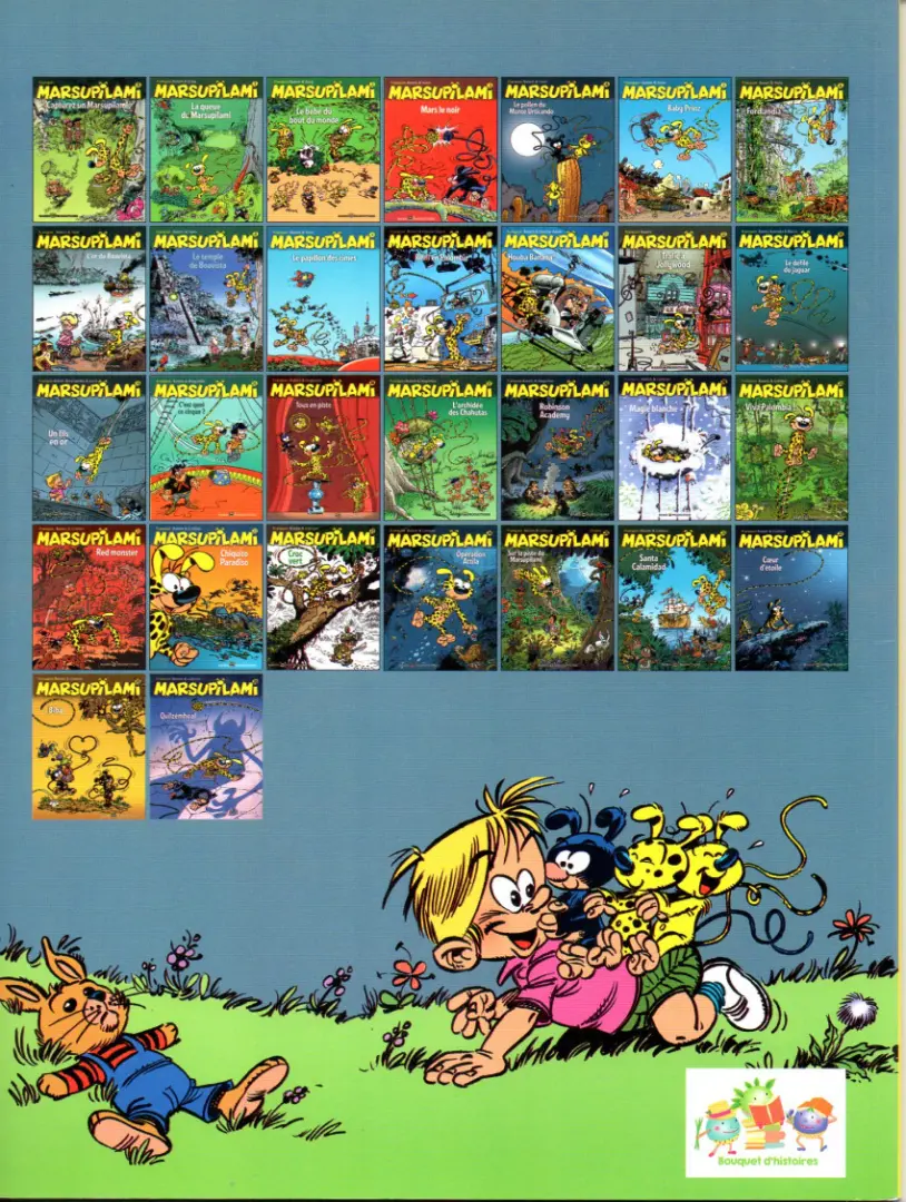 Verso de l'album Marsupilami Tome 14 Un fils en or