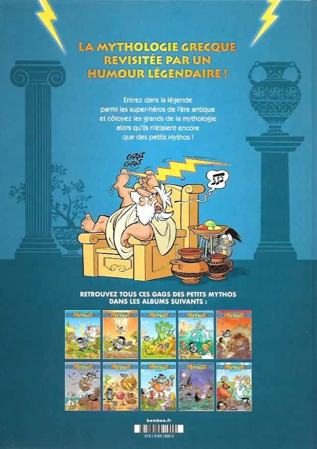 Verso de l'album Les Petits Mythos Best of