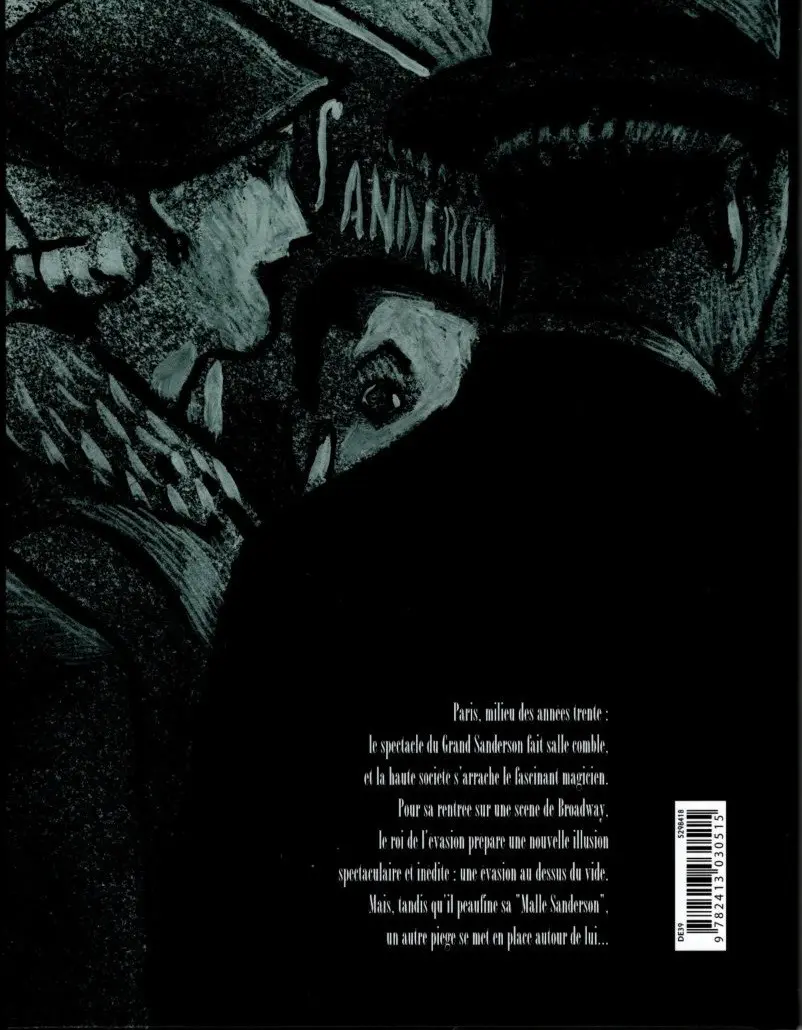 Verso de l'album La Malle Sanderson Malle Sanderson