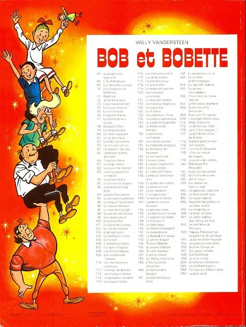 Verso de l'album Bob et Bobette Tome 105 Le roi boit