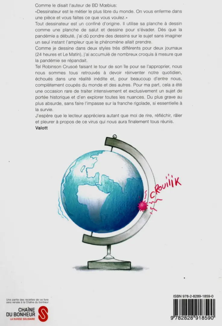 Verso de l'album Terrien, t'es rien ! Le jour où la Terre s'arrêta