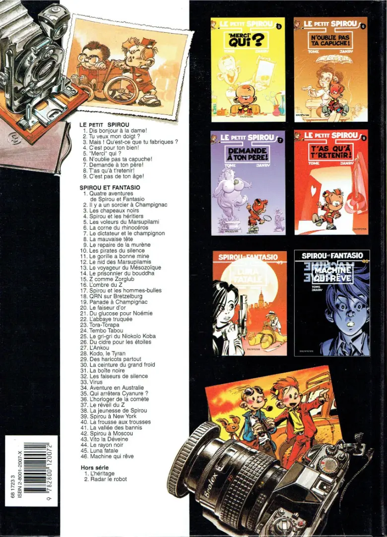 Verso de l'album Le Petit Spirou Tome 4 C'est pour ton bien !