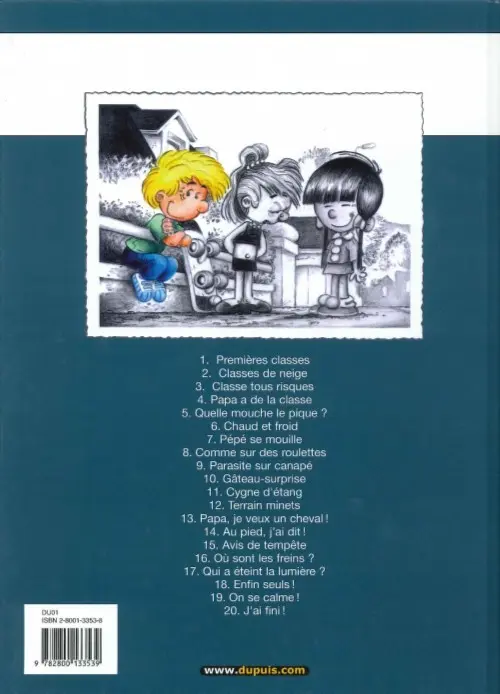 Verso de l'album Cédric Tome 18 Enfin seuls !