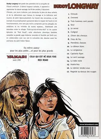 Verso de l'album Buddy Longway Tome 15 Hooka-Hey
