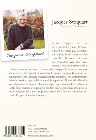 Verso de l'album Jacques Stoquart Sur les pas d'un scénariste