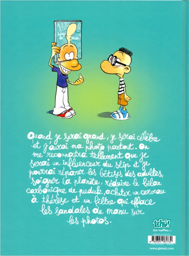 Verso de l'album Titeuf Tome 18 Suivez la mèche