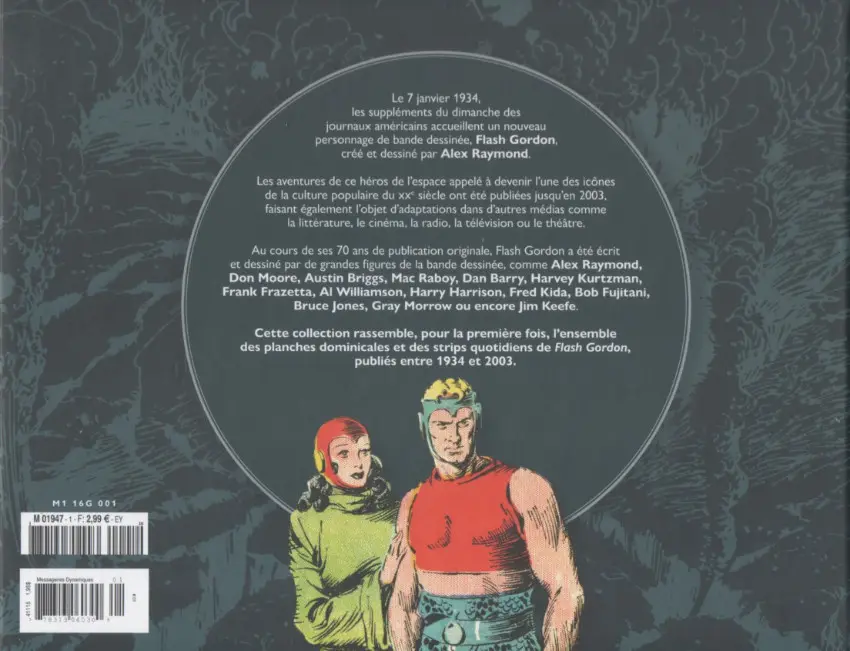 Verso de l'album Flash Gordon Tome 1 1935-1936