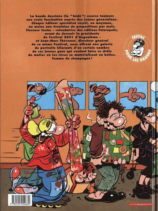 Verso de l'album Comment faire de la Bédé sans passer pour un pied-nickelé