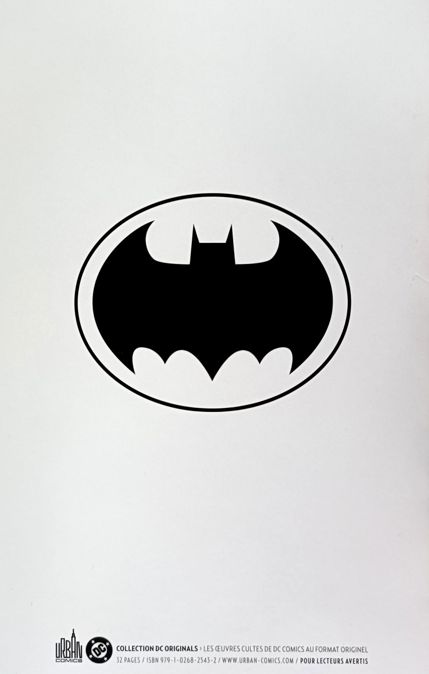 Verso de l'album Batman - Silence 2 1 Le pion
