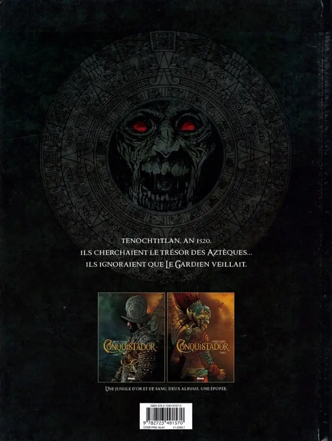 Verso de l'album Conquistador Tome II