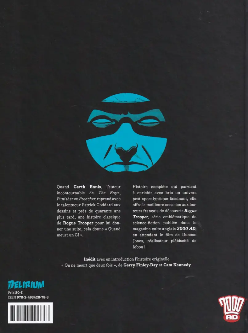Verso de l'album Rogue Trooper 2 Quand meurt un GI