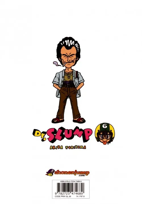 Verso de l'album Dr Slump Ultimate Edition Tome 6