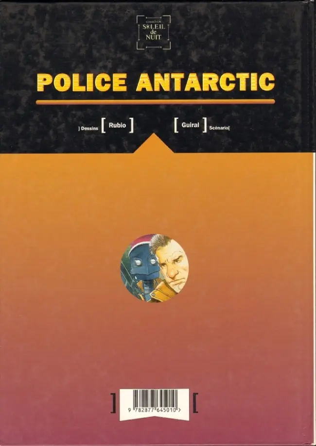 Verso de l'album Enfer blanc Tome 3 Police Antarctic