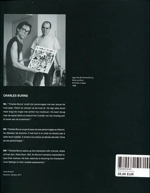 Verso de l'album Charles Burns