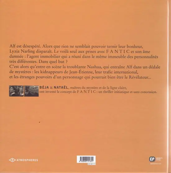 Verso de l'album Fantic Livre II Nashua