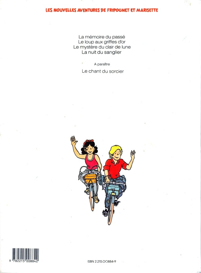 Verso de l'album Les nouvelles aventures de Fripounet et Marisette Tome 4 La nuit du sanglier