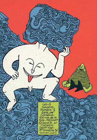Verso de l'album Les 4 savants Tome 1 Le démon à tête d'entrailles