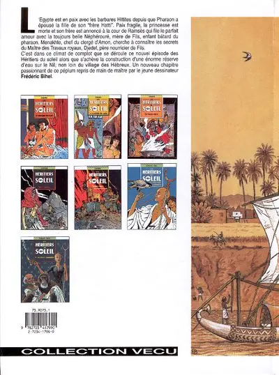 Verso de l'album Les Héritiers du soleil Tome 7 L'architecte immobile
