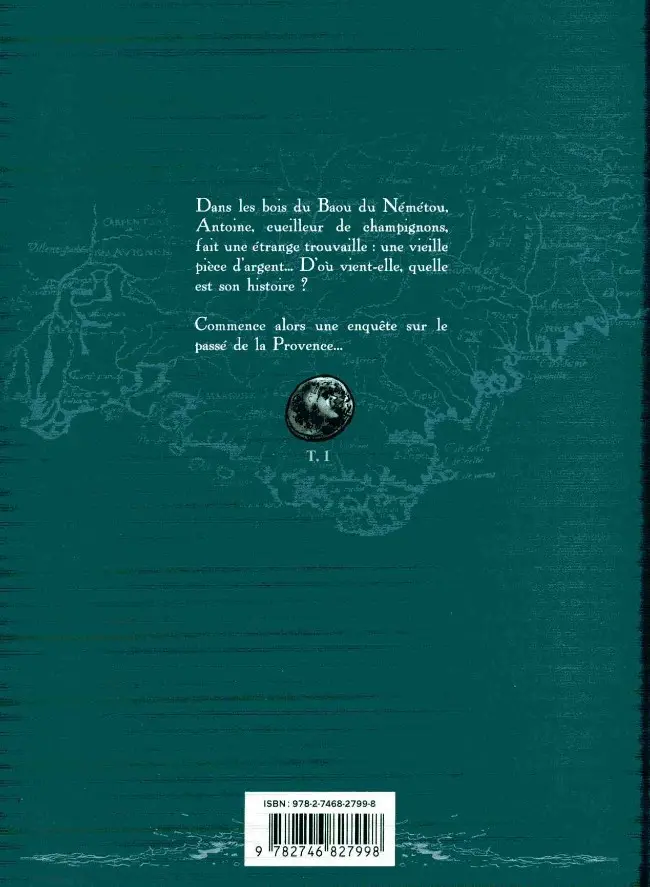 Verso de l'album Histoire de la Provence Tome 1 Les premiers humains