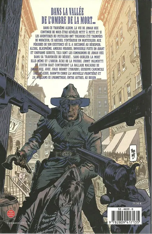 Verso de l'album Jonah Hex Tome 3 La traversée du désert