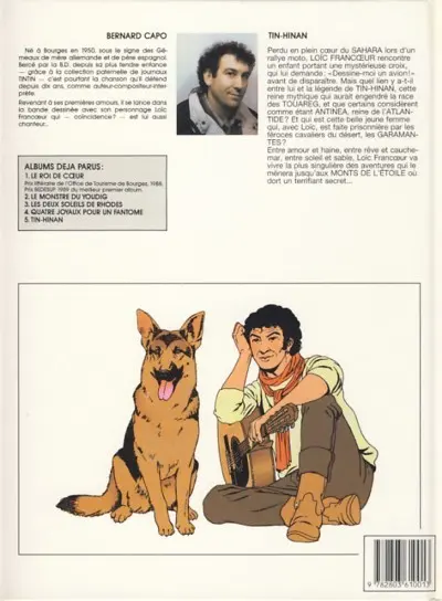 Verso de l'album Loïc Francœur Tome 5 Tin-Hinan