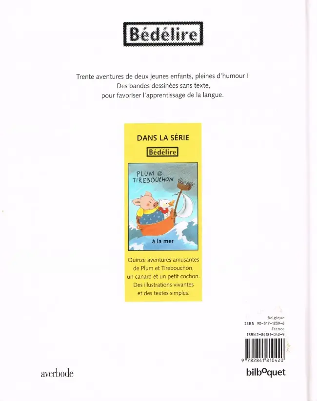 Verso de l'album Lou et Loulou Lou et Loulou font les fous