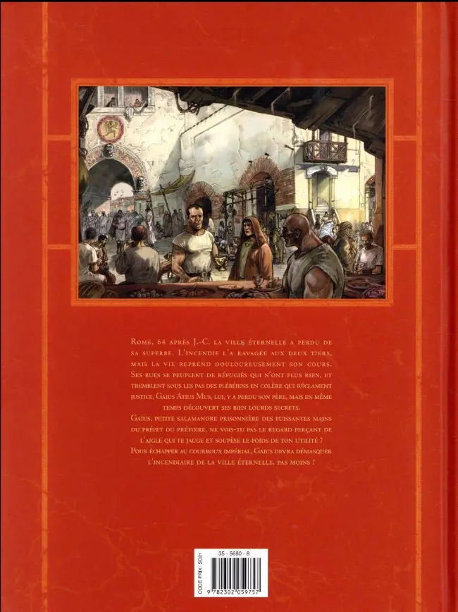 Verso de l'album L'Aigle et la salamandre Tome 2 Les deux salamandres