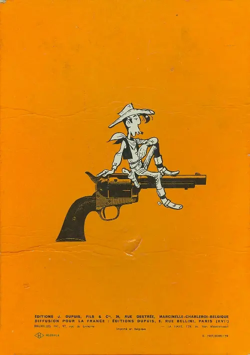 Verso de l'album Lucky Luke Spécial 4*