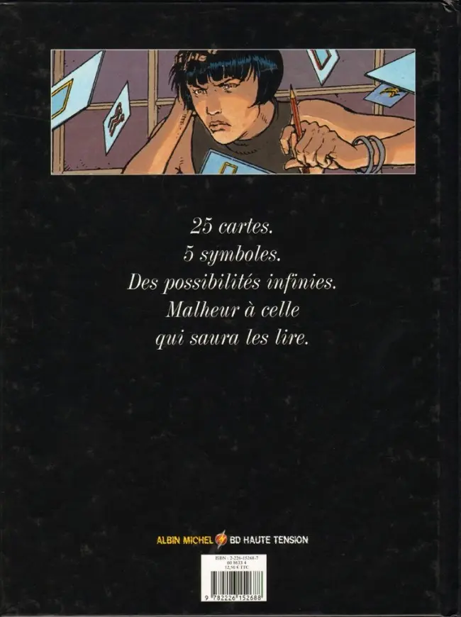 Verso de l'album La Malédiction de Zener Tome 1 Sibylle