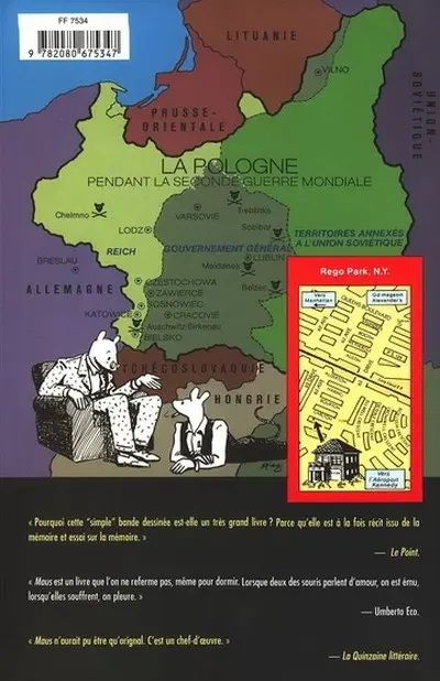Verso de l'album Maus Intégrale (1-2)