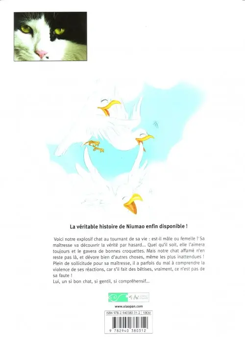 Verso de l'album Niumao Tome 2 Le chat chinois fait des siennes