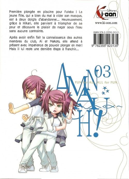 Verso de l'album Amanchu ! 3