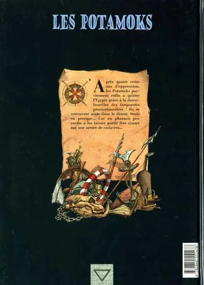 Verso de l'album Les Potamoks Tome 3 Nous et le désert