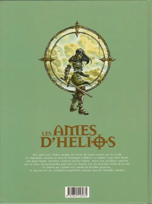 Verso de l'album Les Âmes d'Hélios Tome 1 Le Ciboire oublié