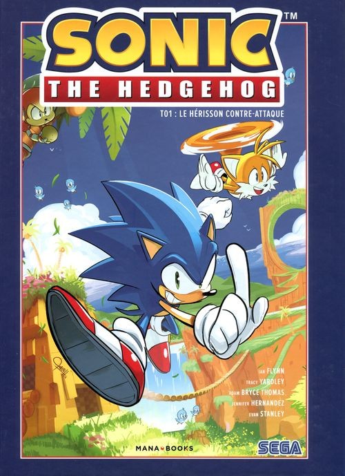 Couverture de l'album Sonic The Hedgehog Tome 1 Le hérisson contre-attaque