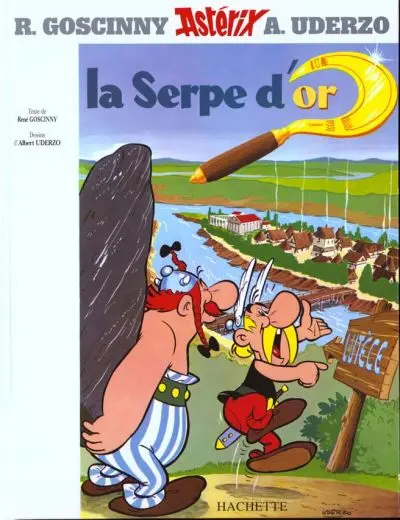 Couverture de l'album Astérix Tome 2 La serpe d'or