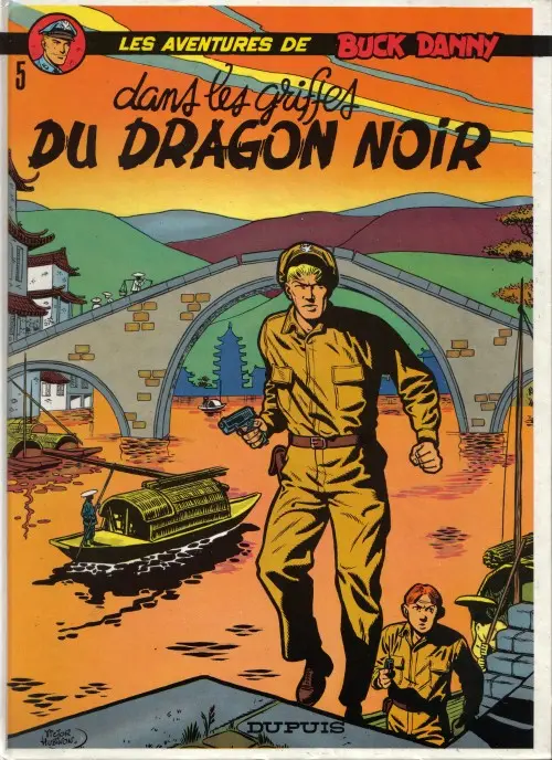Couverture de l'album Buck Danny Tome 5 Dans les griffes du Dragon Noir