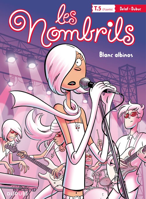 Couverture de l'album Les Nombrils Tome 5 (petit format) 3e partie Blanc albinos