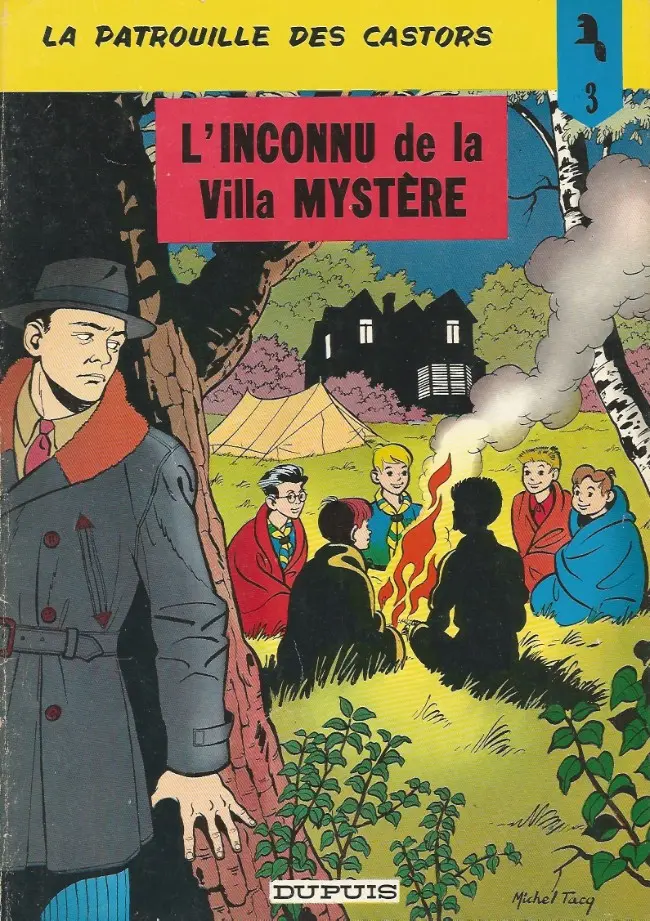 Couverture de l'album La Patrouille des Castors Tome 3 L'Inconnu de la Villa Mystère