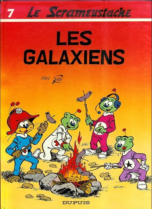 Couverture de l'album Le Scrameustache Tome 7 Les galaxiens