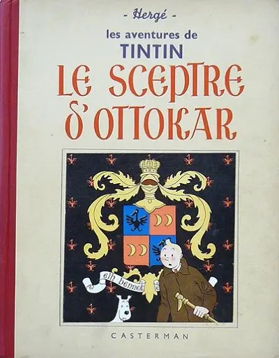 Couverture de l'album Tintin Tome 8 Le sceptre d'Ottokar