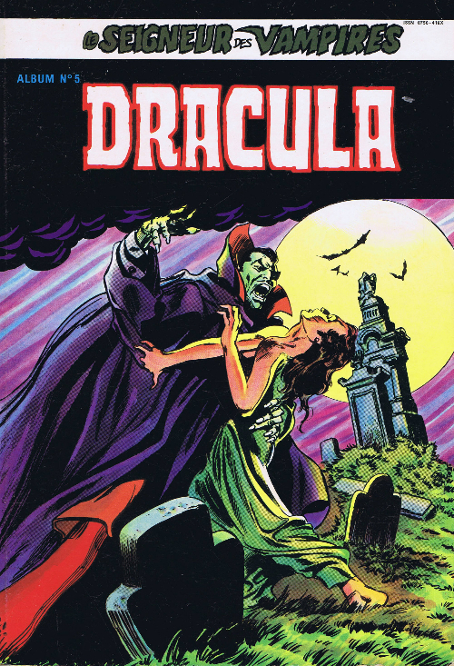Couverture de l'album Dracula le vampire Album N° 5
