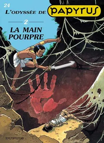 Couverture de l'album Papyrus Tome 24 La main pourpre