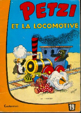 Couverture de l'album Petzi Tome 19 Petzi et la locomotive